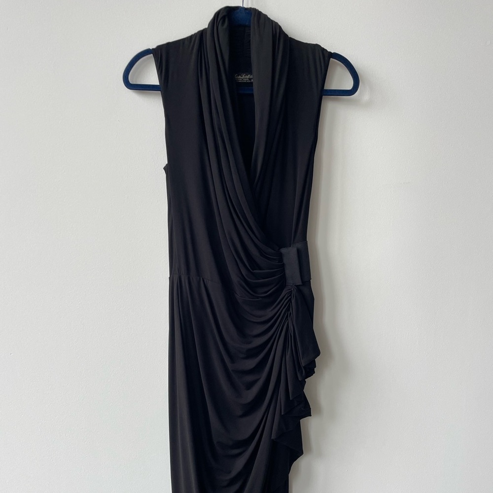 All Saints black wrap dress US 6 / UK 10
